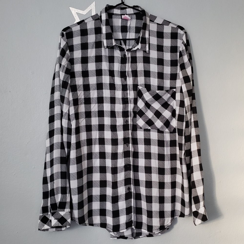 JW Style Button Down Shirt Size M